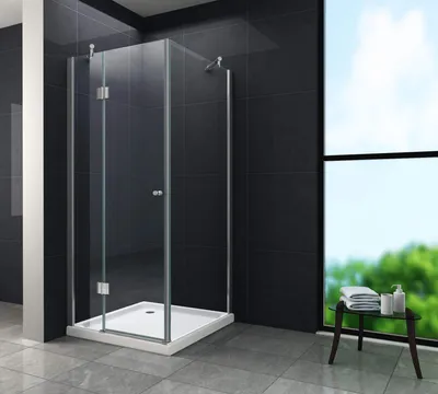 Obrázek produktu pro Sprchový kout - Čiré sklo - 80 x 80 x 170 cm - Bez vaničky