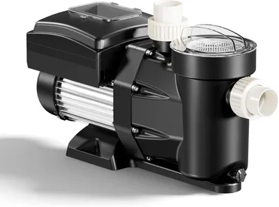 Zdjęcie produktu dla Pompa basenowa o zmiennej prędkości, moc 750 W, pompa obiegowa do basenu o wydajności 21 000 l/h, wysokość podnoszenia 17 m
