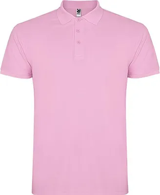 Immagine prodotto di Roly PO6638 | Polo Star da uomo, Piqué - Colore: Rosa chiaro 48 - Taglia: XL