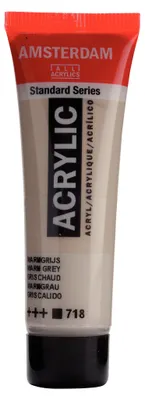 Zdjęcie produktu dla Farba akrylowa Amsterdam Standard Series Tubka 20 ml Ciepła szarość 718