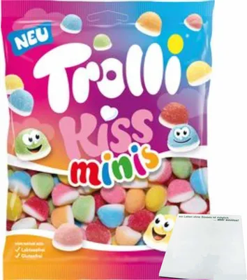 Produktbild von Trolli Kiss Minis (150g Packung) + usy Block