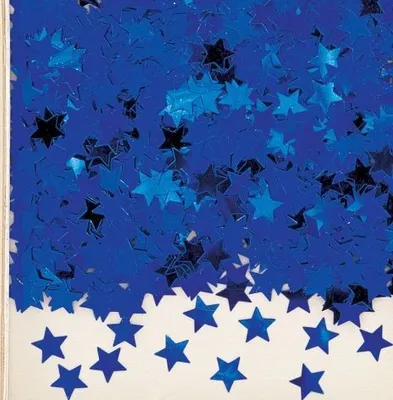 Produktbild von Amscan Konfetti Sterne blau ca. 14 g