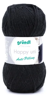 Produktbild von Gründl Happy uni Wolle 250m 100g Stricken Häkeln Garn Weich Baumwolle
