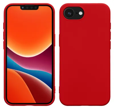 Produktbild von kwmobile Hülle kompatibel mit Apple iPhone 17e / iPhone 16e Hülle - gummierte TPU Silikon Handyhülle - Schutzhülle für kabelloses Laden - Case in