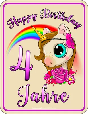 Produktbild von Geburtstag - Fun-Schilder - Happy Birthday 4