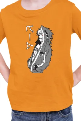 Immagine prodotto di Maglietta per bambini Manga Japan Anime Comics Animation Chainsaw Anime manga Man 02, 9-11 Jahr - 140 , Orange