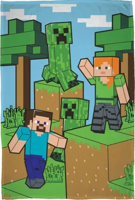 Produktbild von Minecraft - Fleecedecke 100 x 150 cm