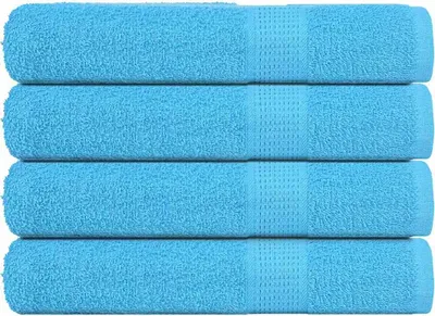 Immagine prodotto di Asciugamani per sauna 4 pz. Turchese 80x200 cm 360 g/m² 100% cotone