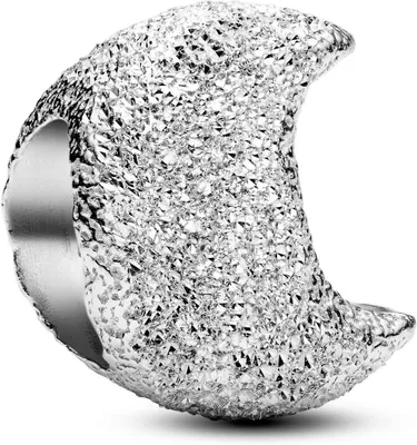 Zdjęcie produktu dla PANDORA MOMENTS Charm Mini Mond Textur 764054C00