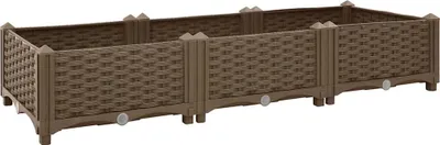Produktbild von vidaXL Hochbeet 120x40x23 cm Polypropylen