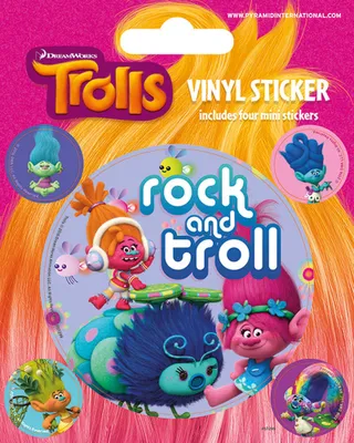 Produktbild von Trolls  - Sticker-Sets - Rock n Troll