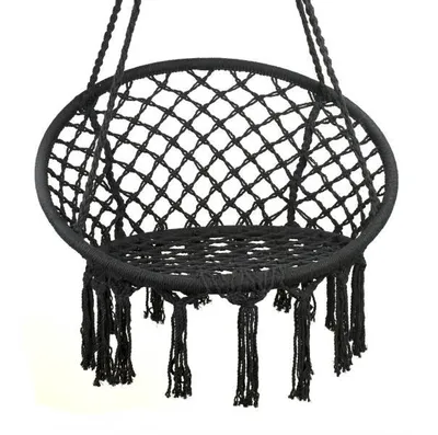 Produktbild von Aga Schaukelstuhl Nest mit Rückenlehne 80cm schwarz