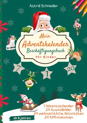 Produktbild von Mein Adventskalender Beschäftigungsbuch für Kinder ab 6 Jahren: