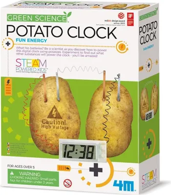 Obrázok produktu pre 4M Kidzlabs GREEN SCIENCE: Kartoffeluhr / f r a n s t a l i g h Verpackung
