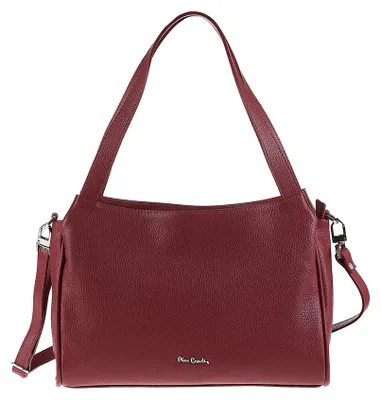 Immagine prodotto di Borsa a tracolla da donna, in vera pelle, Pierre Cardin. Chiusura con zip. Tracolla regolabile. Prodotta in Italia
