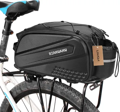 Produktbild von Lixada 10L Multifunktionale Fahrrad-Rücksitztasche Wasserdicht Fahrrad-Fahrradträger Kofferraum-Gepäcktasche Gepäcktasche Handtasche Umhängetasche