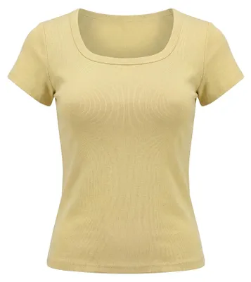 Image de T-shirt pour femme NAHIMA - jaune, taille XS