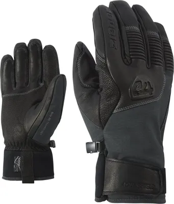 Produktbild von Ziener Herren Skihandschuhe Handschuhe Ganzenberg AS® AW Glove Ski Alpine, Farbe:Anthrazit, Artikel:-869 grey iron tec, Größe:10