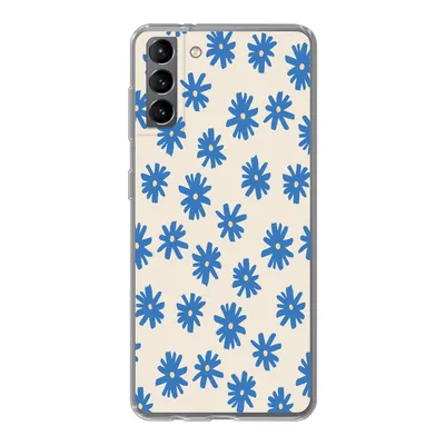 Produktbild von MuchoWow® Handyhülle Schutzhülle Hülle für Samsung Galaxy S21 Plus Blume - Muster - Minimalismus Silikon Softcase Handy Hülle - Handy-Tasche