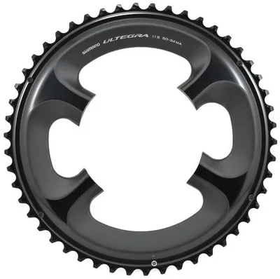 Produktbild von SHIMANO Kettenblatt ULTEGRA FC-6800 50 Zähne Grau - präziser Antrieb für Renn...