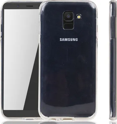 Produktbild von Samsung Galaxy J6 Hülle Case 360 Handy Schutz Tasche Cover Full TPU Etui Transparent