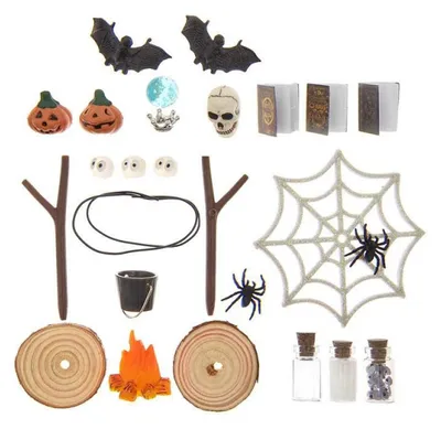 Productafbeelding van Rico Design - Halloween decoratieset voor feestversiering, mini-versie