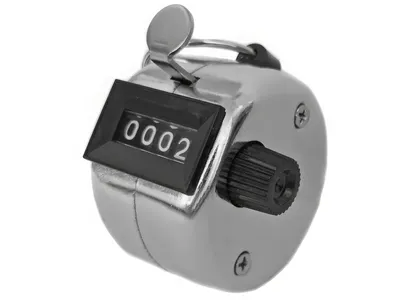 Produktbild von 2 x Metall Handzähler Mengenzähler Stückzähler Zähler Schrittzähler