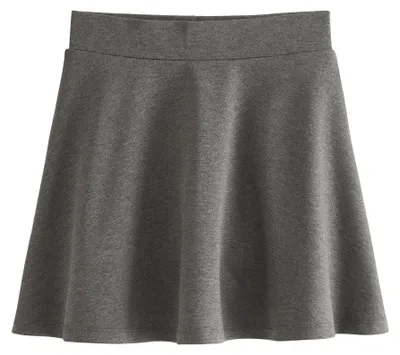 Productafbeelding van NEXT meisjes standaard jersey rok met stretch, model skaterrok, grijs, artikelnummer: Num