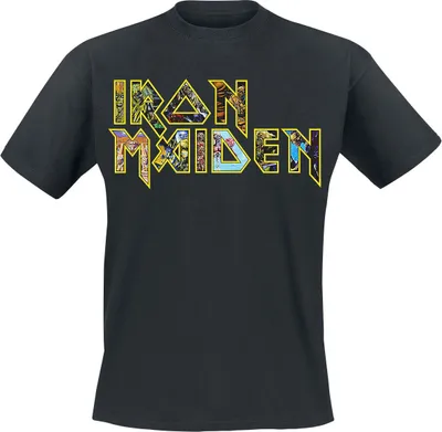 Produktbild von Iron Maiden T-Shirt Herren Eddies Logo schwarz XXL