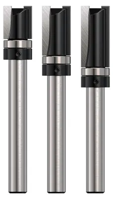 Produktbild von Oberfräser Kopierfräser Nutfräser - 8 mm Schaft - Schneiddurchmesser 12 mm - 3 Stück