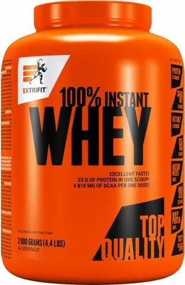 Obrázek produktu pro Extrifit 100% Whey Protein 2000 g čokoláda / Syrovátkové whey proteiny / Lahodný instantní syrovátkový koncentrát v nejvyšší kvalitě