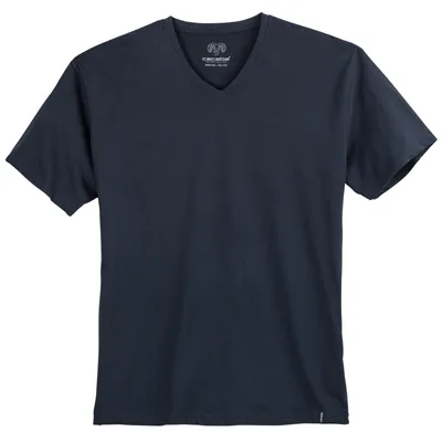 Produktbild von Ceceba V-Neck T-Shirt Übergröße navy