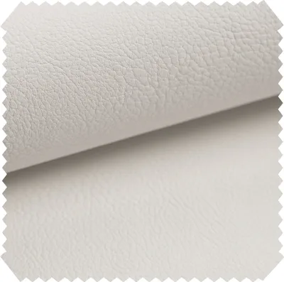 Produktbild von novely® NEUSS - Genarbtes Kunstleder - Möbelstoff in Echtleder-Optik - Robuster Polsterstoff - Pflegeleichte Meterware 1lfm - Farbe: 01 Weiß