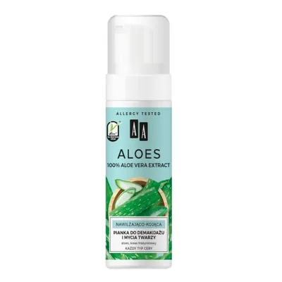 Obrázok produktu pre AA Aloes 100% Pianka myjąca do twarzy 150 ml