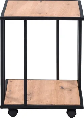 Produktbild von Couchtisch/ Beistelltisch Paris 1 - auf Rollen - Artisaneiche - 40x51x40cm