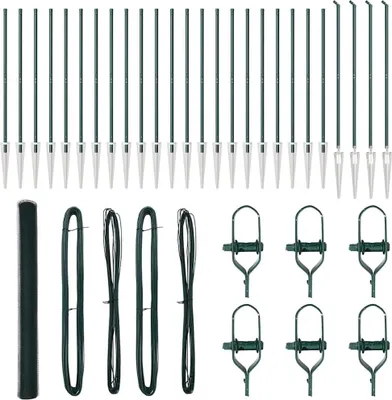 Produktbild von vidaXL Schweißdrahtzaun mit Spikes 50 x 1,5 m (B x H)