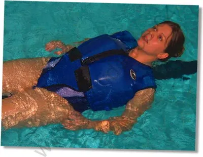 Produktbild von Konfidence Jacket Schwimmweste Erwachsene blau/gelb Adults Auftriebshilfe M-L Größe 38-42