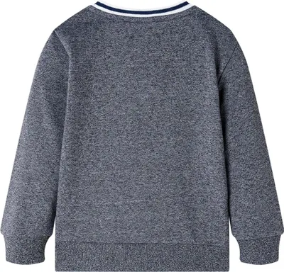 Produktbild von vidaXL Kinder-Sweatshirt Marineblau Melange 128