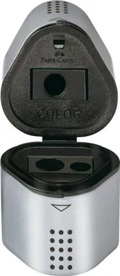 Produktbild von Faber-Castell Grip 2001, Manueller Bleistiftspitzer, Silber, 1 Stück(e)
