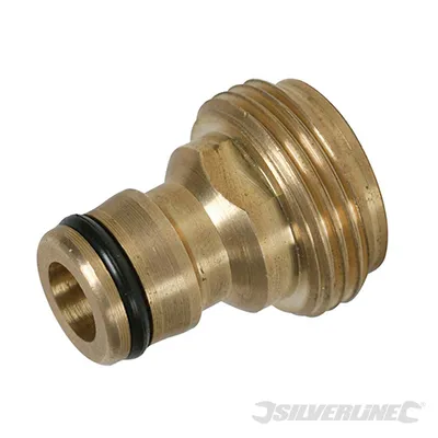 Immagine prodotto di Silverline 244973 Connettore in ottone per rubinetti filettati
