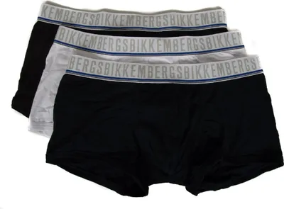 Immagine prodotto di Confezione 3 boxer parigamba uomo tripack BIKKEMBERGS articolo B41318L1F, S, Cotone 94%,Spandex 6%
