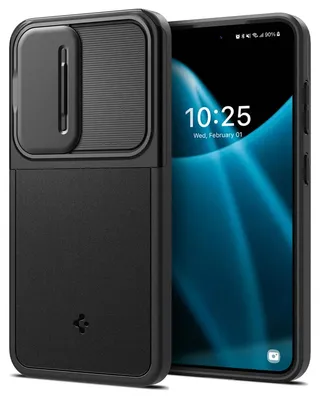 Produktbild von Spigen Optik Armor, Cover, Samsung, Galaxy S24 Ultra, 15,8 cm (6.2"), Schwarz