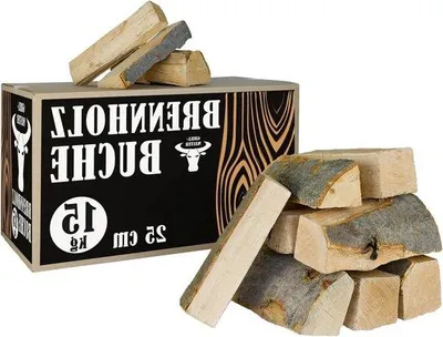 Productafbeelding van Brandhout Blokken - Houtblokken Beuken - Haard Vuur - Gedroogd Beukenhout - 25 cm Lengte - Bruin