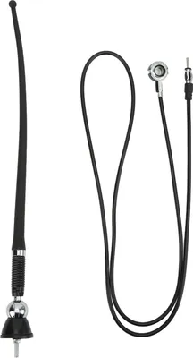 Obrázek produktu pro 36 cm anténa pro autorádia ABS černá odolná proti teplu fm Am Signal Anténa univerzální pro automobily