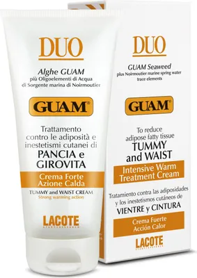 Immagine prodotto di GUAM DUO Fangocrema intensivo per stomaco e fianchi con forte effetto riscaldante 150ml (285)