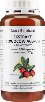 Immagine prodotto di Capsule di acerola Sanct Bernhard - 300 capsule