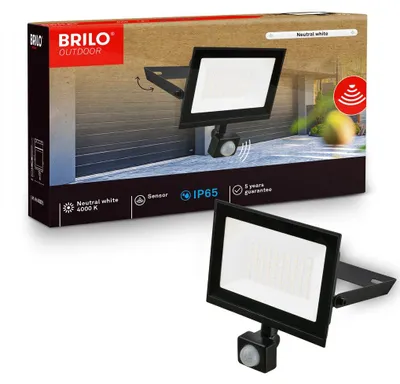 Zdjęcie produktu dla Zewnętrzny reflektor LED z czujnikiem ruchu, reflektor IP65, 230 V