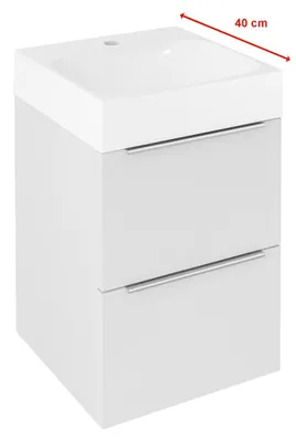 Produktbild von Sapho EMONA Unterschrank 39,4x55x39cm, Weiß glanz