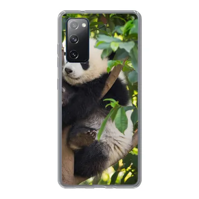 Produktbild von MuchoWow® Handyhülle Schutzhülle Hülle für Samsung Galaxy S20 FE Panda - Tier - Baum Silikon Softcase Handy Hülle - Abdeckung