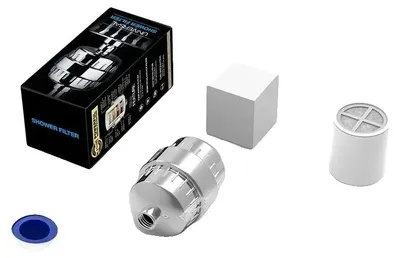 Produktbild von Duschwasserfilter, Entfernung von Schwermetallen und Chlor, einfache Installation, 20 Stufen Filt